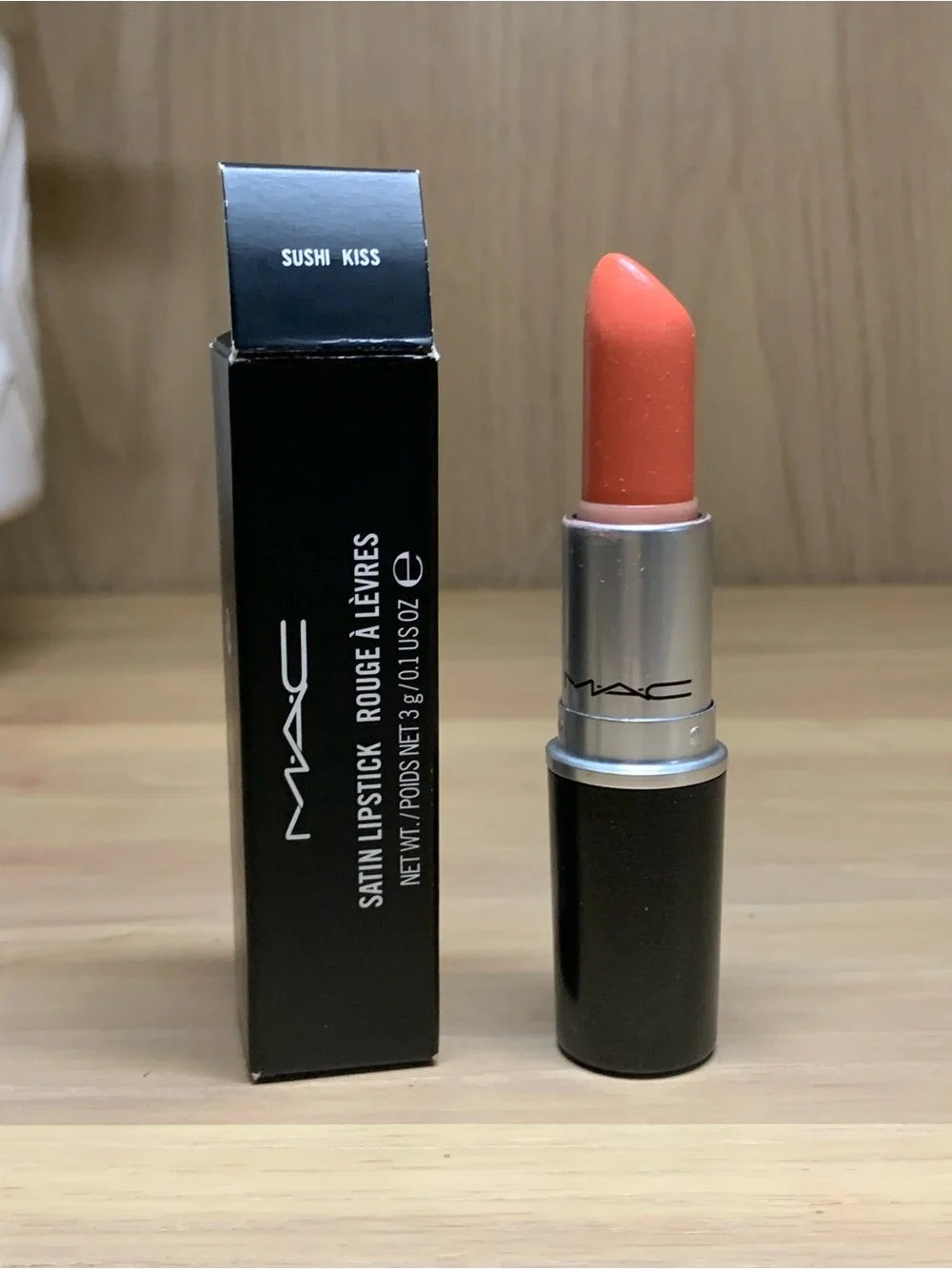 MAC Cosmetics Satin Lipstick - Sushi Kiss (Peach Coral)